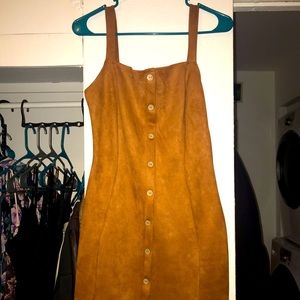 Beautiful suede dress